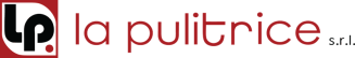 Logo con scritta "la pulitrice s.r.l.".